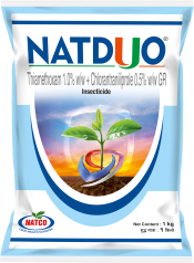 NATDUO Chlorantraniliprole 0.5 % + Thiamethoxam 1.0 % w/w GR